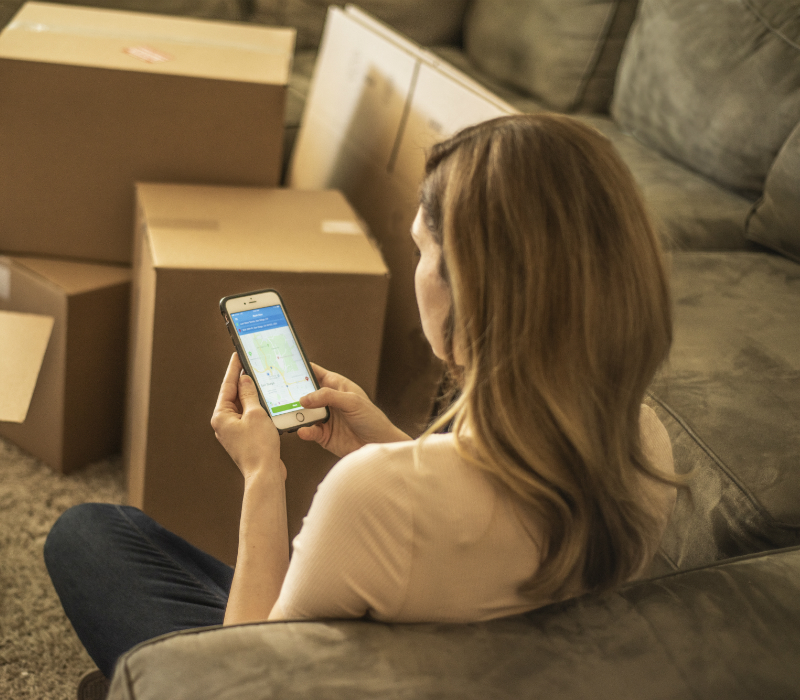 Use the GoShare App to find an On Demand Mover