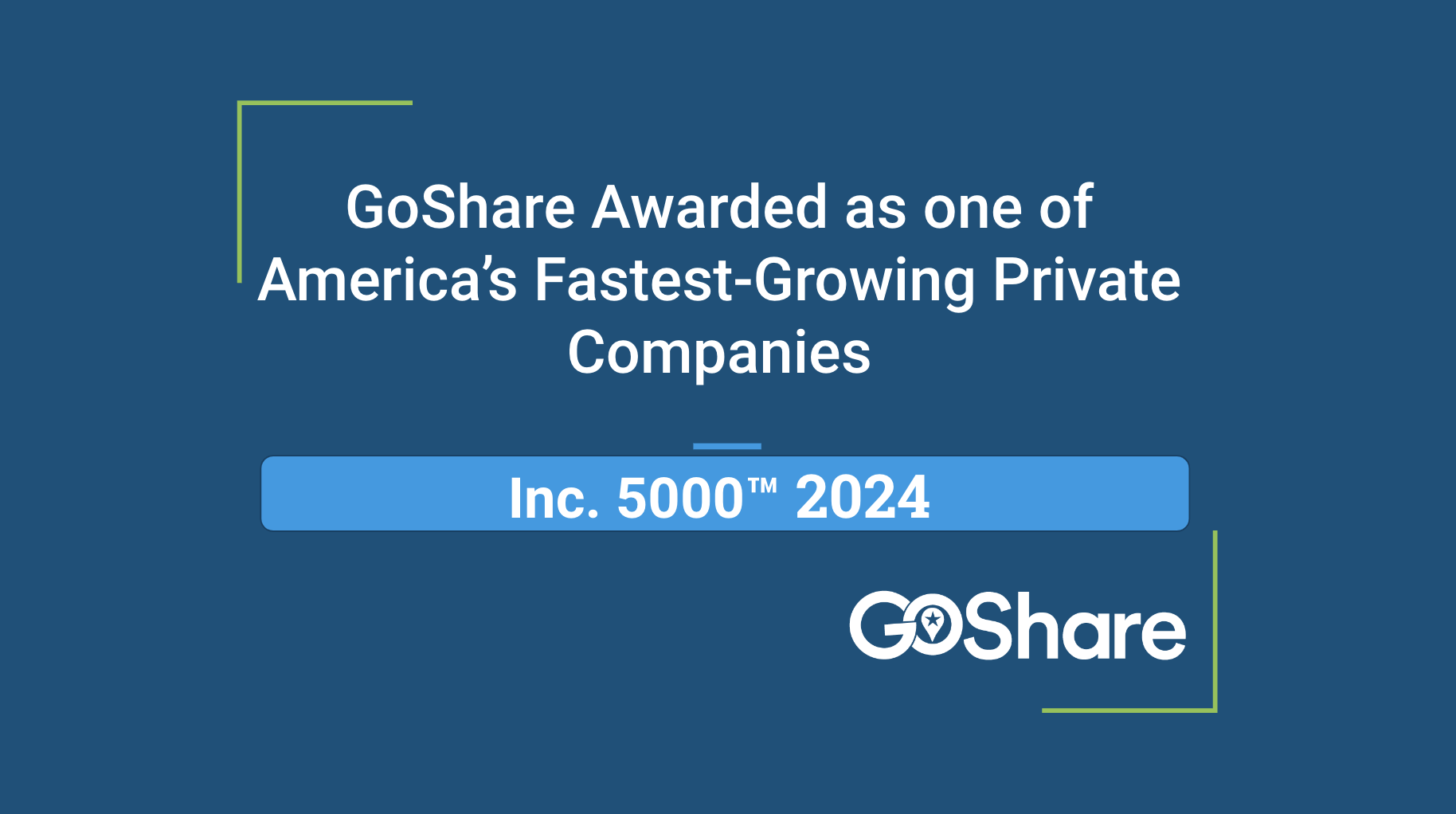 Making the Inc. 5000 List of Fastest Growing Companies in America - GoShare